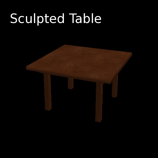  Sculpted Table 
